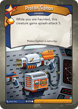 Proton Siphon, a KeyForge card illustrated by Jason Juta