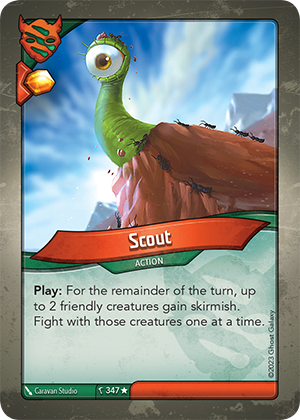 Scout, a KeyForge card illustrated by Caravan Studio