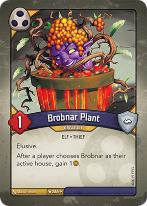 Brobnar Plant, a KeyForge card illustrated by Marko Fiedler