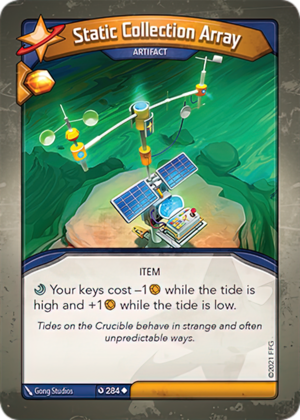 Static Collection Array, a KeyForge card illustrated by Gong Studios
