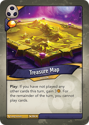 Treasure Map, a KeyForge card illustrated by Gong Studios
