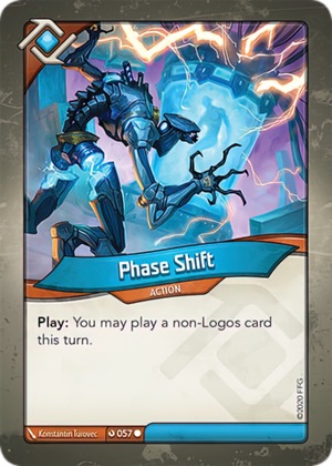 Phase Shift, a KeyForge card illustrated by Konstantin Turovec