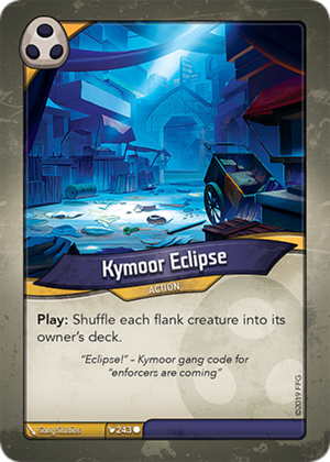 Kymoor Eclipse, a KeyForge card illustrated by Gong Studios