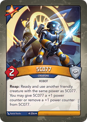 5C077, a KeyForge card illustrated by Radial Studio