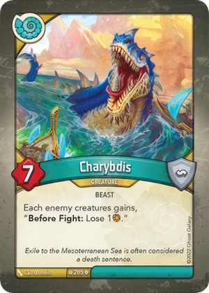 Charybdis, a KeyForge card illustrated by Caio Monteiro