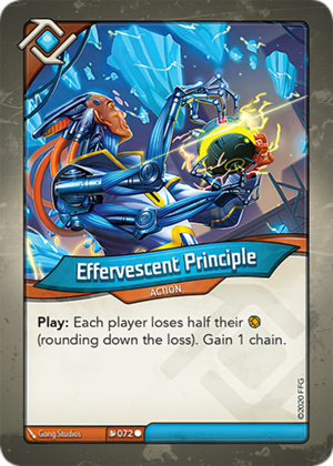 Effervescent Principle, a KeyForge card illustrated by Gong Studios