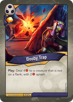 Booby Trap, a KeyForge card illustrated by Gong Studios