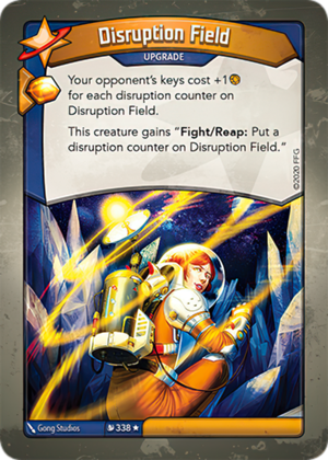 Disruption Field, a KeyForge card illustrated by Gong Studios
