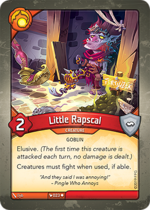 Little Rapscal, a KeyForge card illustrated by Djib