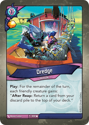 Dredge, a KeyForge card illustrated by Marko Fiedler