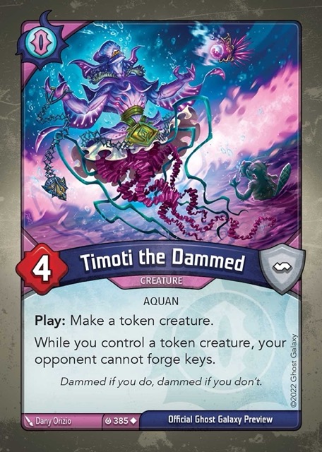 Timoti the Dammed - Archon Arcana - The KeyForge Wiki