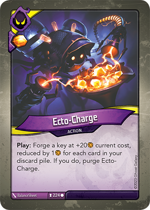 Ecto-Charge, a KeyForge card illustrated by BalanceSheet