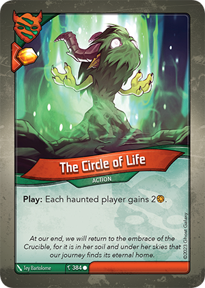 The Circle of Life, a KeyForge card illustrated by Tey Bartolome