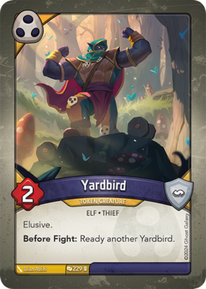 Yardbird, a KeyForge card illustrated by Brian Adriel