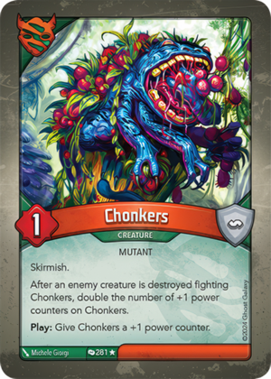 Chonkers, a KeyForge card illustrated by Mutant