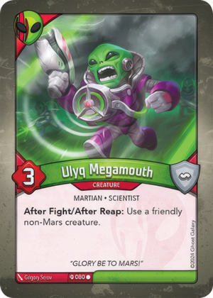 Ulyq Megamouth (Ironyx Rebels), a KeyForge card illustrated by Grigory Serov