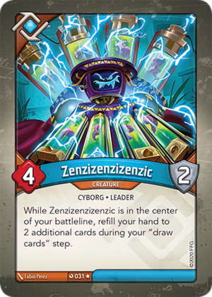 Zenzizenzizenzic, a KeyForge card illustrated by Fábio Perez