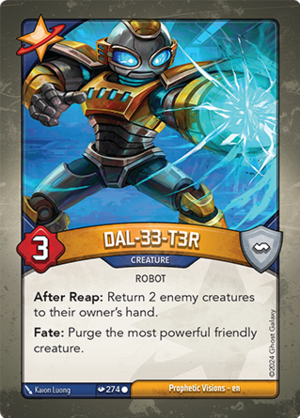 DAL-33-T3R, a KeyForge card illustrated by Robot