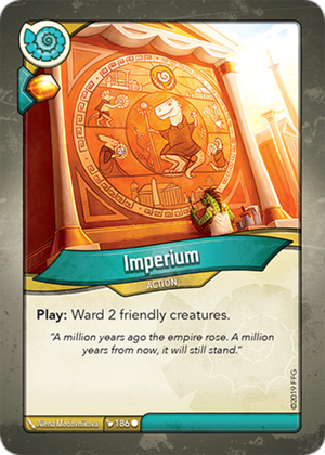 Imperium, a KeyForge card illustrated by Alena Medovnikova