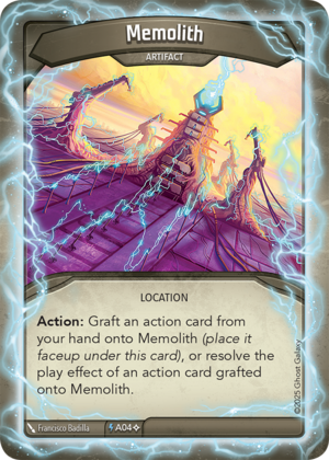 Memolith (Anomaly), a KeyForge card illustrated by Francisco Badilla