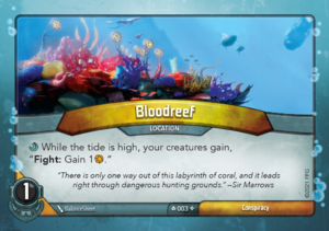 Bloodreef, a KeyForge card illustrated by BalanceSheet