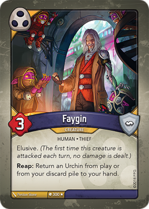 Faygin, a KeyForge card illustrated by Preston Stone