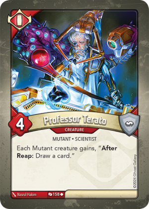 Professor Terato (Redemption), a KeyForge card illustrated by Mutant