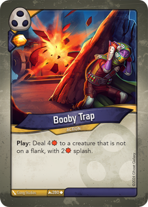 Booby Trap, a KeyForge card illustrated by Gong Studios