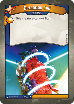 Detention Coil, a KeyForge card illustrated by Nasrul Hakim