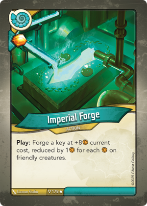 Imperial Forge, a KeyForge card illustrated by Caravan Studio