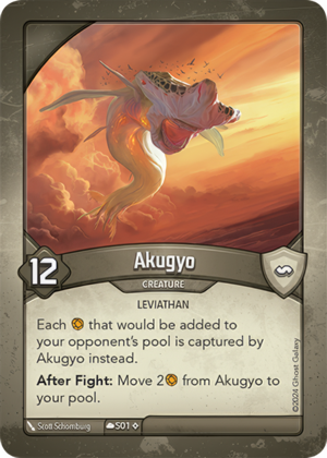 Akugyo, a KeyForge card illustrated by Scott Schomburg