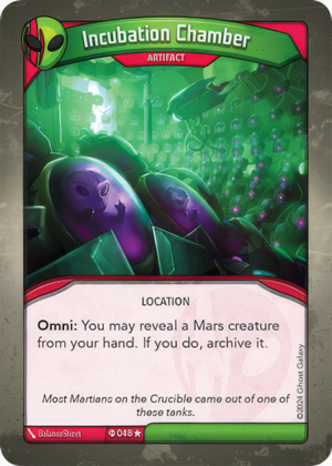 Incubation Chamber (Ironyx Rebels), a KeyForge card illustrated by BalanceSheet