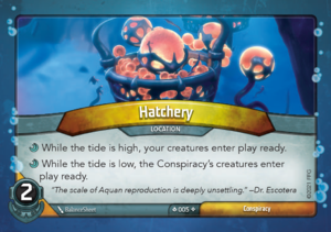 Hatchery, a KeyForge card illustrated by BalanceSheet