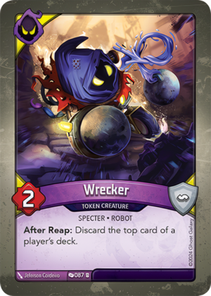 Wrecker, a KeyForge card illustrated by Specter