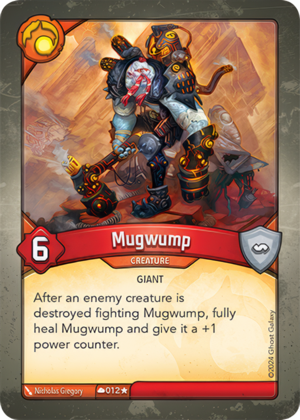 Mugwump, a KeyForge card illustrated by Giant