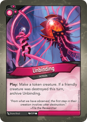 Unbinding