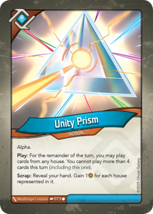 Unity Prism, a KeyForge card illustrated by MadBoogie Creations