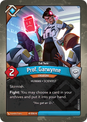 Prof. Garwynne (Evil Twin)