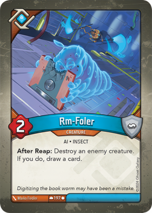 Rm-Foler, a KeyForge card illustrated by Marko Fiedler