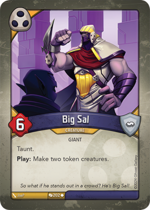 Big Sal, a KeyForge card illustrated by Giant