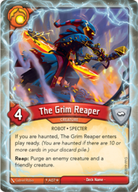 Grim Reaper, an example of an Anomaly card