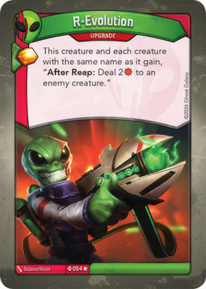 R-Evolution (Ironyx Rebels), a KeyForge card illustrated by BalanceSheet