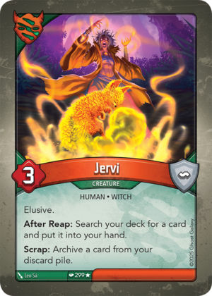 Jervi, a KeyForge card illustrated by Leo Sá