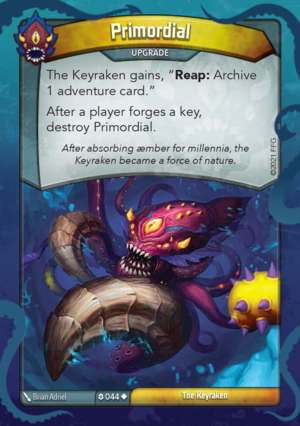 Primordial, a KeyForge card illustrated by Brian Adriel