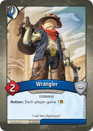 Wrangler, a KeyForge card illustrated by Stormkin