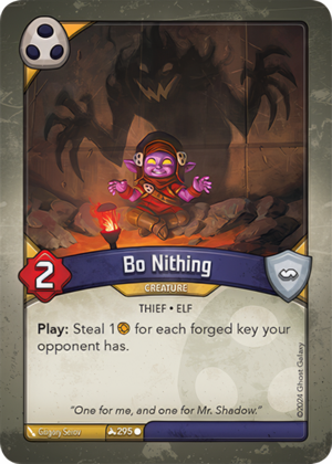 Bo Nithing, a KeyForge card illustrated by Grigory Serov