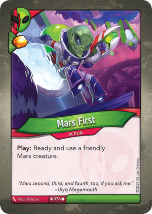 Mars First (Ironyx Rebels)