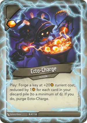 Ecto-Charge (Anomaly), a KeyForge card illustrated by BalanceSheet