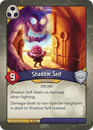 Shadow Self, a KeyForge card illustrated by Preston Stone