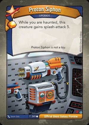 Proton Siphon, a KeyForge card illustrated by Jason Juta